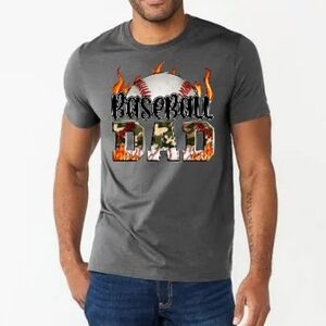 Men's baseball dad Tshirt